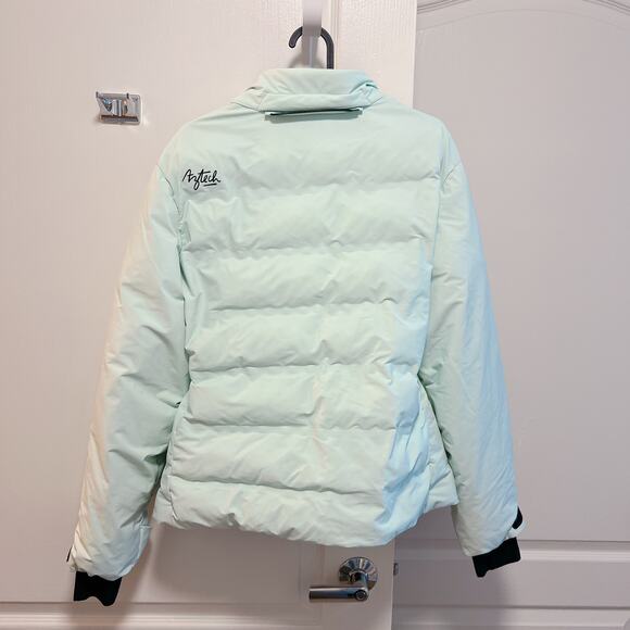 Aztech Mountain Nuke Suit Mint Stretch Ski Jacket Size 6 - Picture 4 of 5